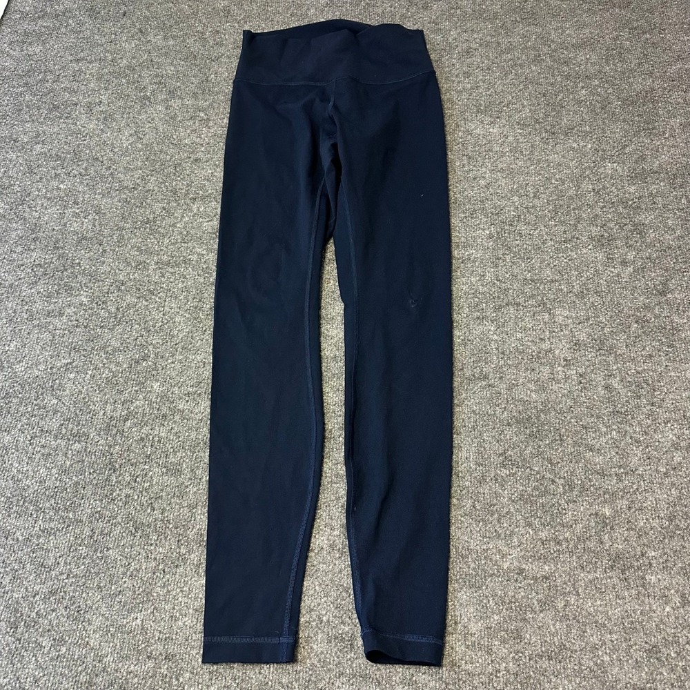 Lululemon Leggings Womens Size 6 Navy Blue Align High Rise Athletic Yoga Pants